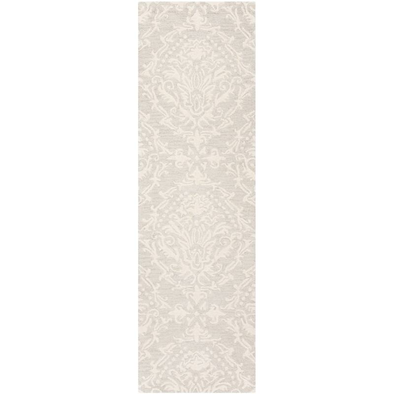 SAFAVIEH Handmade Blossom Lollie Modern Floral Wool Rug