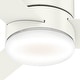 preview thumbnail 8 of 38, Hunter 44" Minimus Low Profile Ceiling Fan with LED Light, Handheld Remote - Contemporary, Transitional