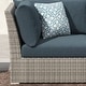 preview thumbnail 23 of 51, Corvus 8-piece Aluminum Wicker Patio Sectional Conversation Set