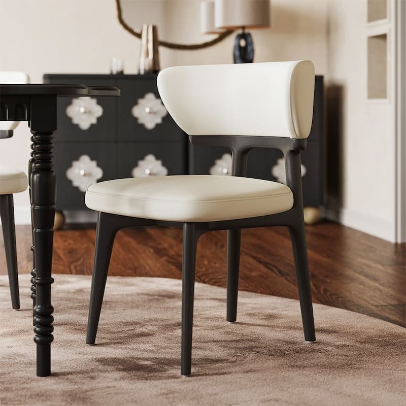 Modern 78.74" Oval Black Dining Table, Solid Wood Veneer, With White Sintered Stone Table top for 8
