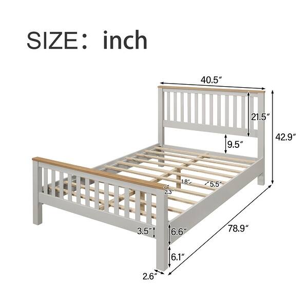Full Size Solid Wood Platform Bed - Bed Bath & Beyond - 36767914