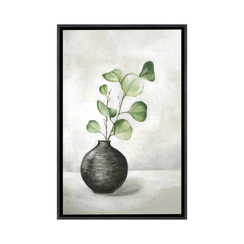 iCanvas "Quiet Zen II" by Eva Watts Framed - Ebony - 26x18