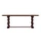 preview thumbnail 24 of 28, Eleanor 78-inch Oak Dining Table with Turned Leg Trestle Base by iNSPIRE Q Classic