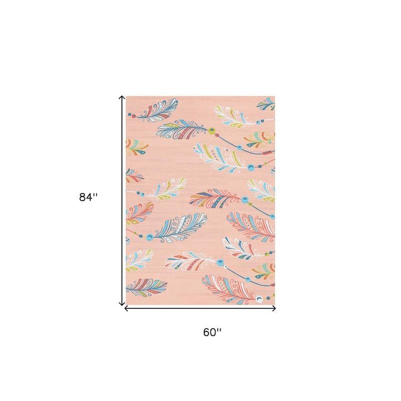 HomeRoots Juvenile/Youth Casual Rectangle Area Rug