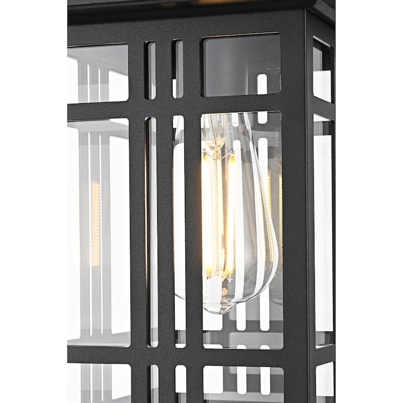 Jasper 12 inch Outdoor Pendant in Black - 12"