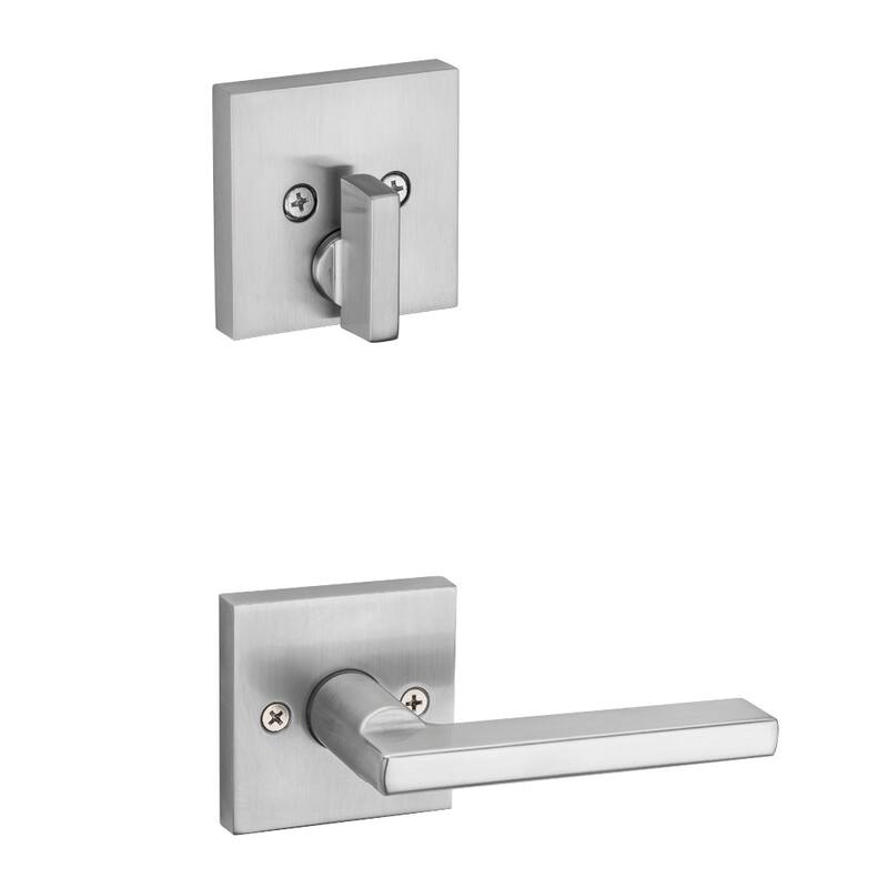Kwikset 971HFLSQT Halifax Lever Keyed Entry Handleset Interior Pack