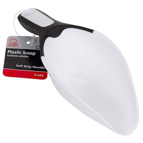 Chef Craft Durable Plastic 1 Cup Scoop with Comfort Grip Handle - Great for Pet Food, Dry Goods and Ice - - 35311667