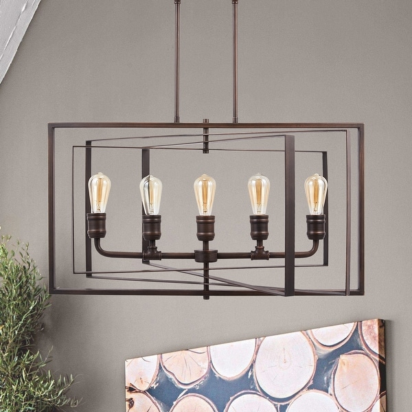 bronze industrial ceiling light