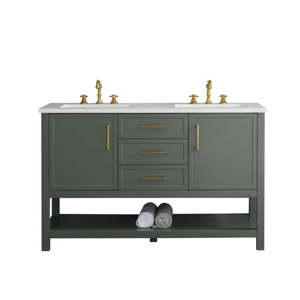 Sudio Design Arlo 54" Double Bathroom Vanity - 54" Double Sink