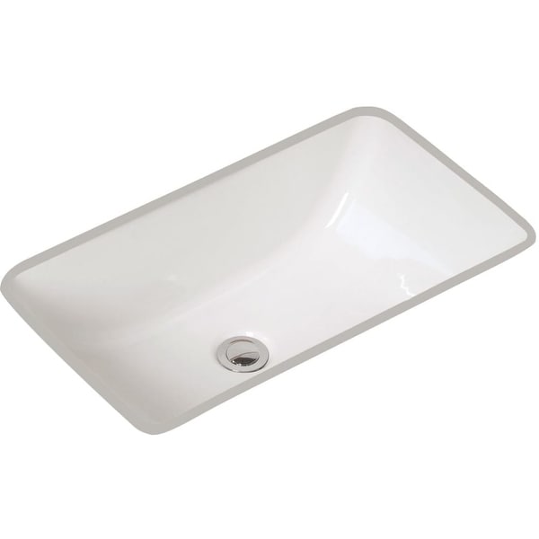 Mansfield 218NS Petite Covington 21-3/8" Vitreous China Undermount Bathroom Sink with Overflow - White
