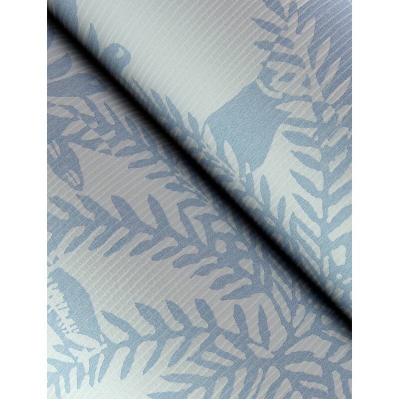A-Street Prints Jacaranda Light Blue Tropical Trail Wallpaper