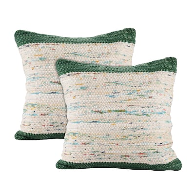 Sevita Abstract Cotton Throw Pillow, Set of 2