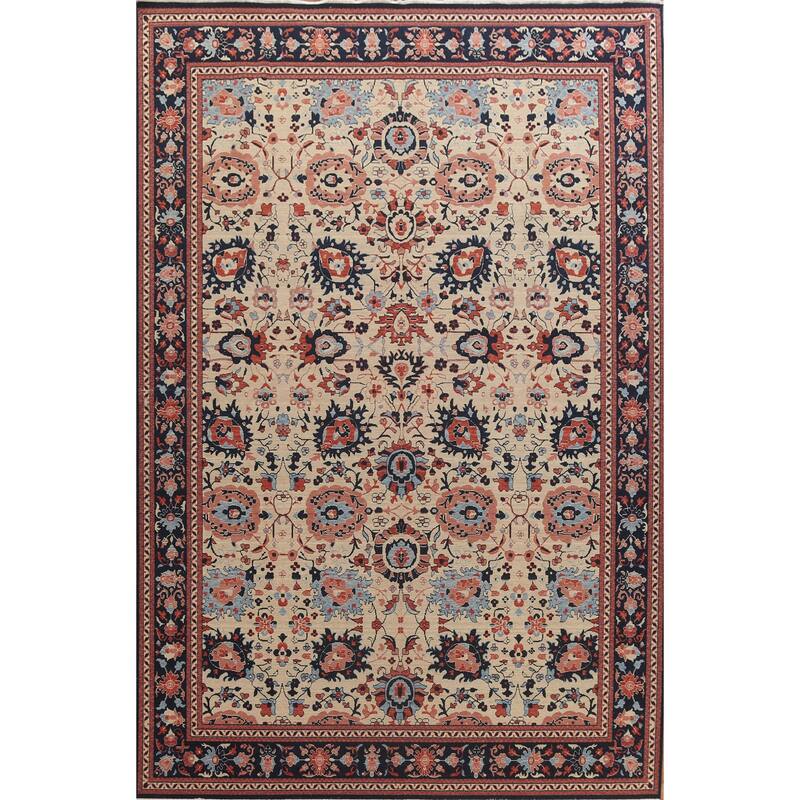 Sultanabad Ziegler Turkish Oriental Area Rug Hand-knotted Wool Carpet - 9'9" x 13'0"