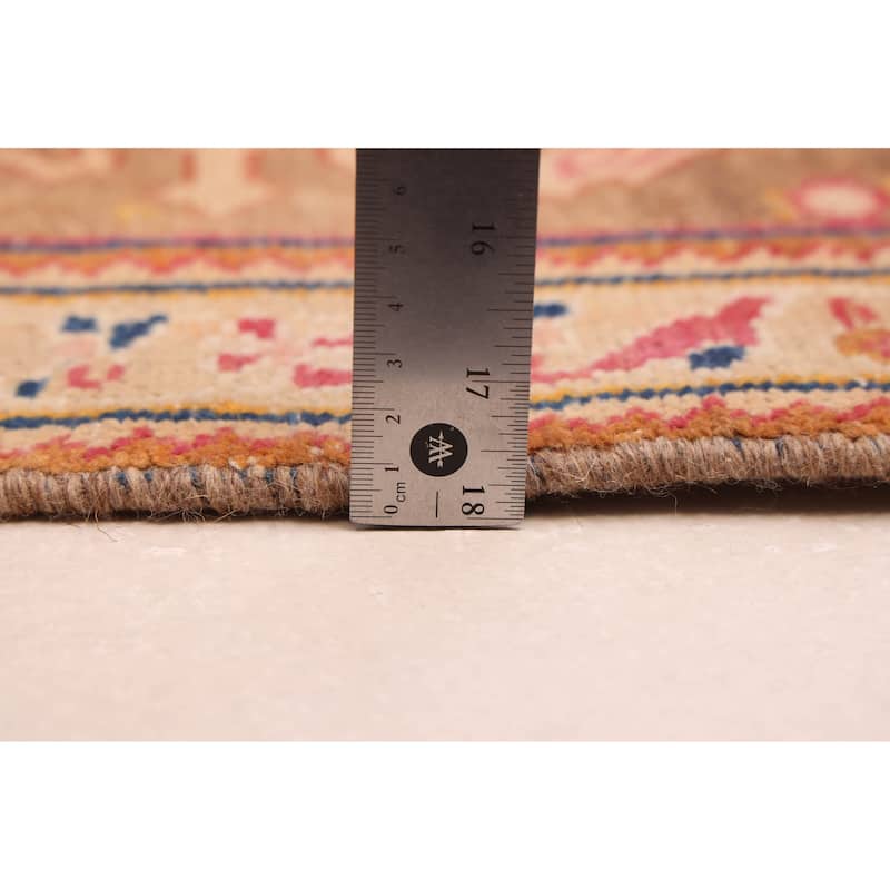 ECARPETGALLERY Hand-knotted Antalya Vintage Magenta Wool Rug - 8'1 x 11'2