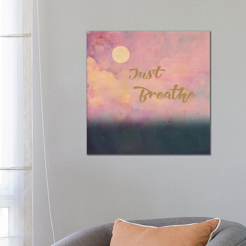 iCanvas "Just Breathe" by Tammy Kushnir Canvas Print - 26x26x1.5