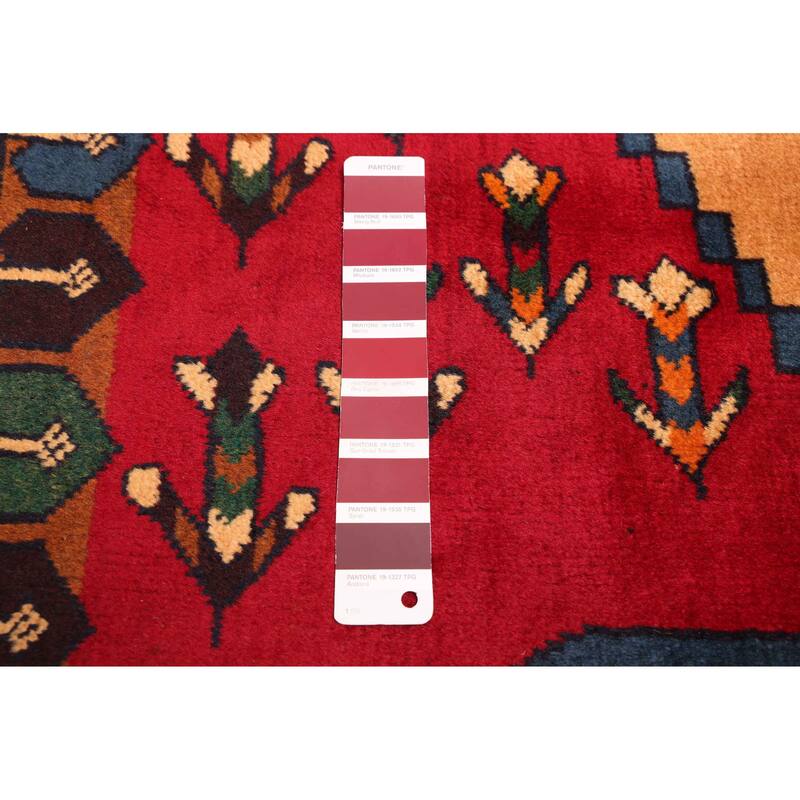 ECARPETGALLERY Hand-knotted Teimani Red Wool Rug - 3'7 x 6'6