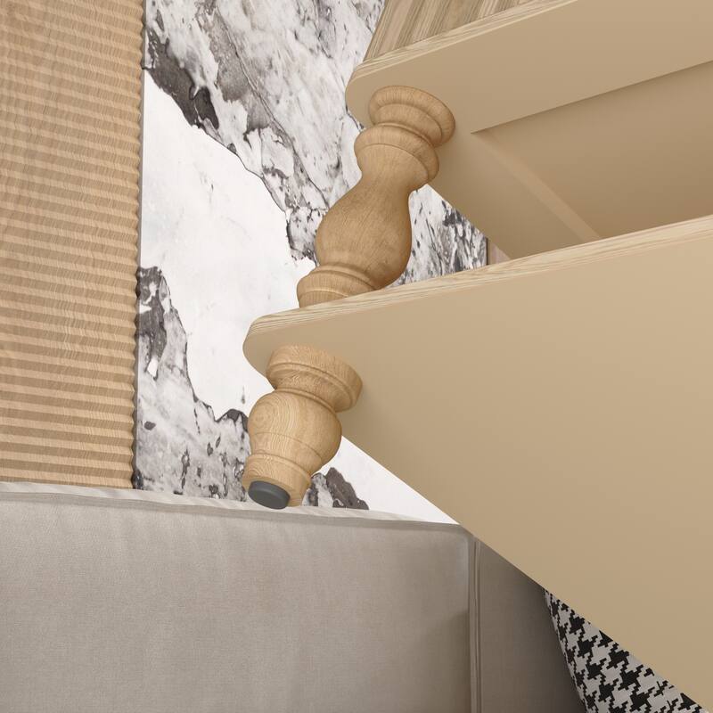 GDF Studio - Belfair Fluted Lift-Top Coffee Table with Hidden Storage