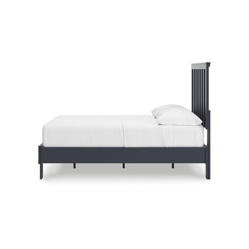 Signature Design by Ashley Simmenfort Dark Blue Platform Bed