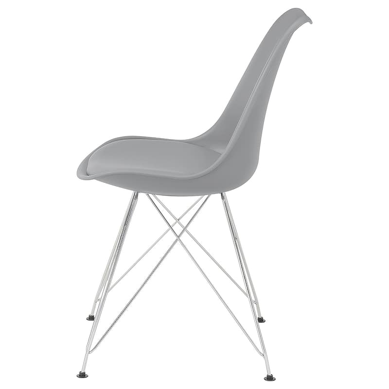 Juniper Grey Polypropylene Dining Side Chair (Set of 2)