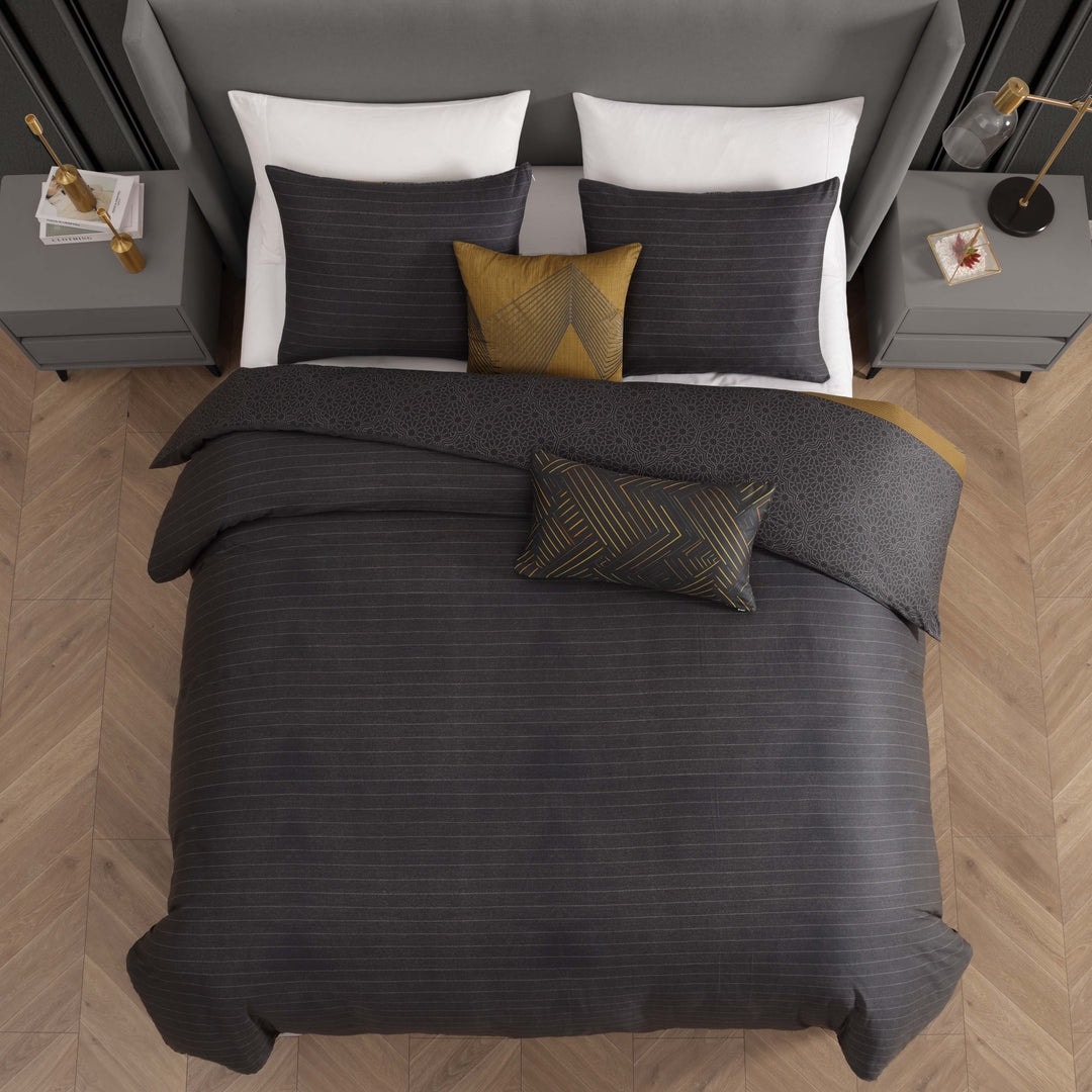 Bebejan Golden Hex 5 Piece Reversible Comforter Set - Overstock