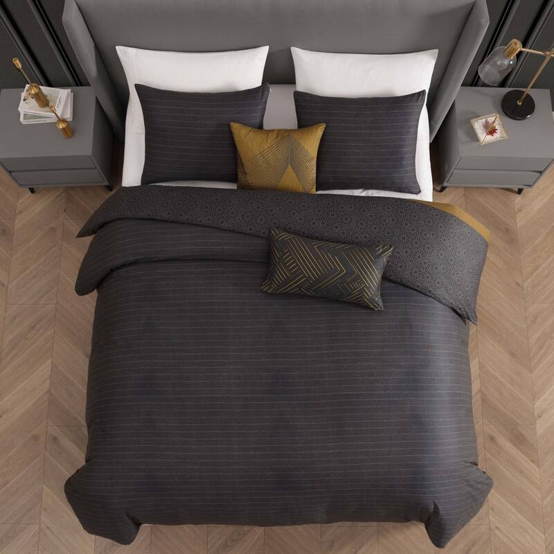 Bebejan Golden Hex 5 Piece Reversible Comforter Set