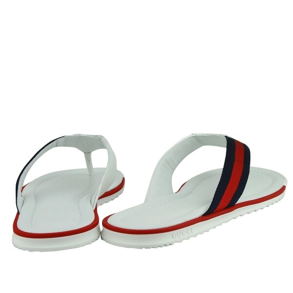 white gucci sandals men's