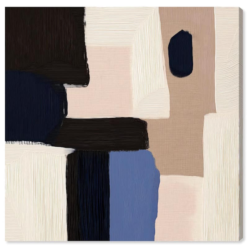Blue Quietude II Canvas by Art Remedy, Gallery Wrapped - 20" x 20"