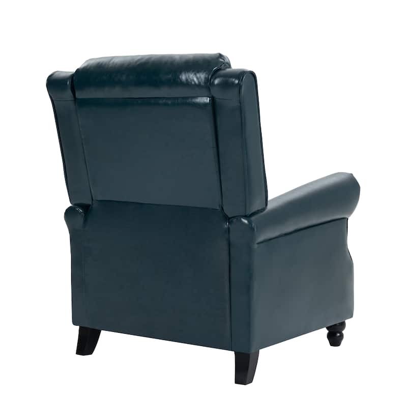2 Set Modern Padded Seat Recliner Chair with PU Leather/Fabric