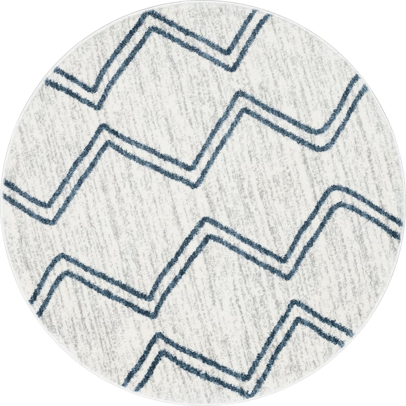 Well Woven Kennedy Reeve Modern Chevron Pattern Area Rug