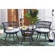 preview thumbnail 1 of 2, Safavieh Outdoor Living Kyomi 3-Piece Lounge Set - 26"W x 24"D x 26"H