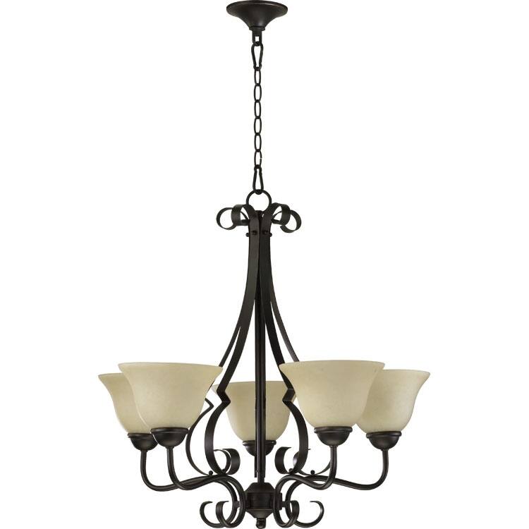 Quorum International Reyes 5 Light 26" Wide Chandelier