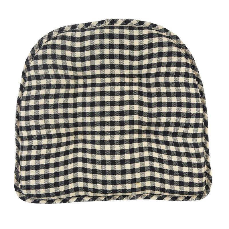 Klear Vu Tufted Non-Slip Dining Chair Cushion Set