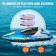 preview thumbnail 21 of 26, RC Boat, 2.4GHz 12 km/h, Remote Control Boat for Pools & Lakes, Racing Boat with LED Light for Adults Boys & Girls
