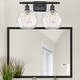 preview thumbnail 14 of 28, Innovations Lighting Athens Water Glass 2 Light 18" Bath Vanity Light