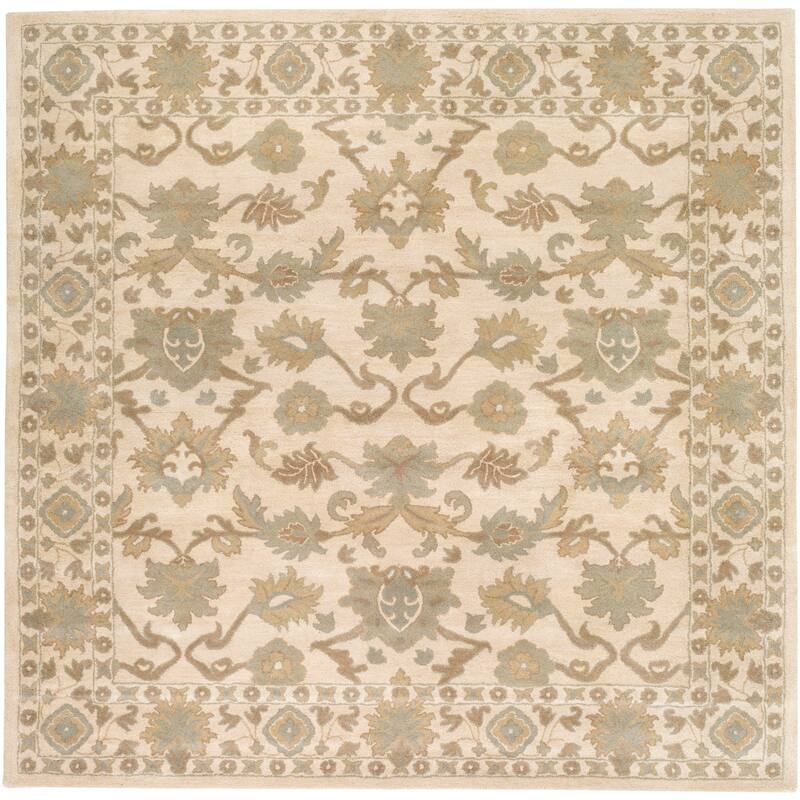 Handmade Nick Bordered Wool Area Rug