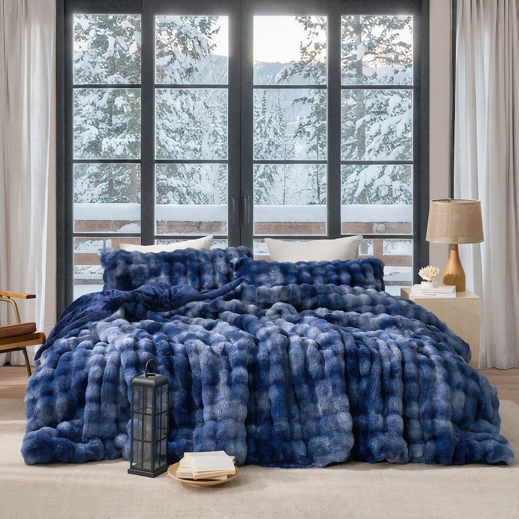 Coma Inducer® Snowball Chunky Bunny® Soft Plush Oversize Comforter Set