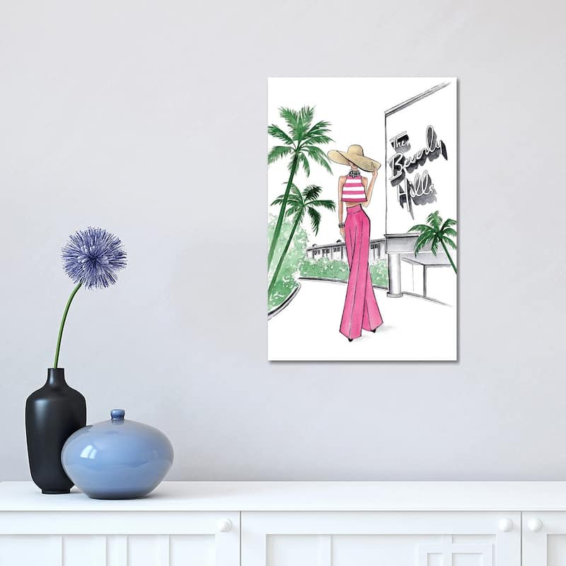 iCanvas "Beverly Hills" by LaLana Arts Canvas Print - 18x12x1.5