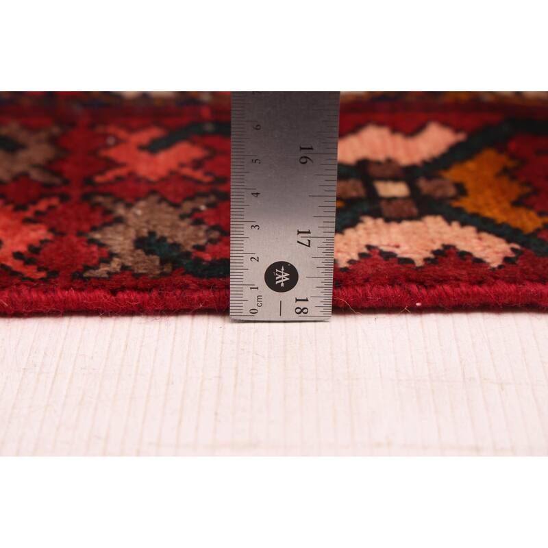 ECARPETGALLERY Hand-knotted Kayseri Vintage Red Wool Rug - 6'4 x 9'0