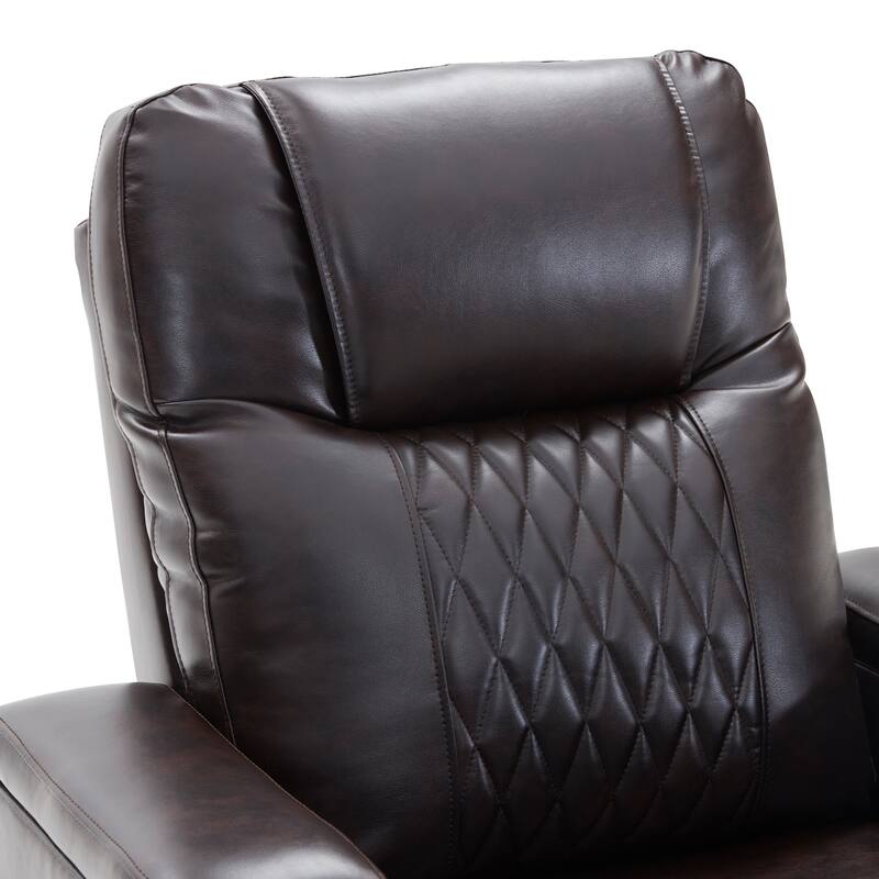 Nestfair Power Motion Recliner with 2 Cup Holders and 360° Swivel Tray Table