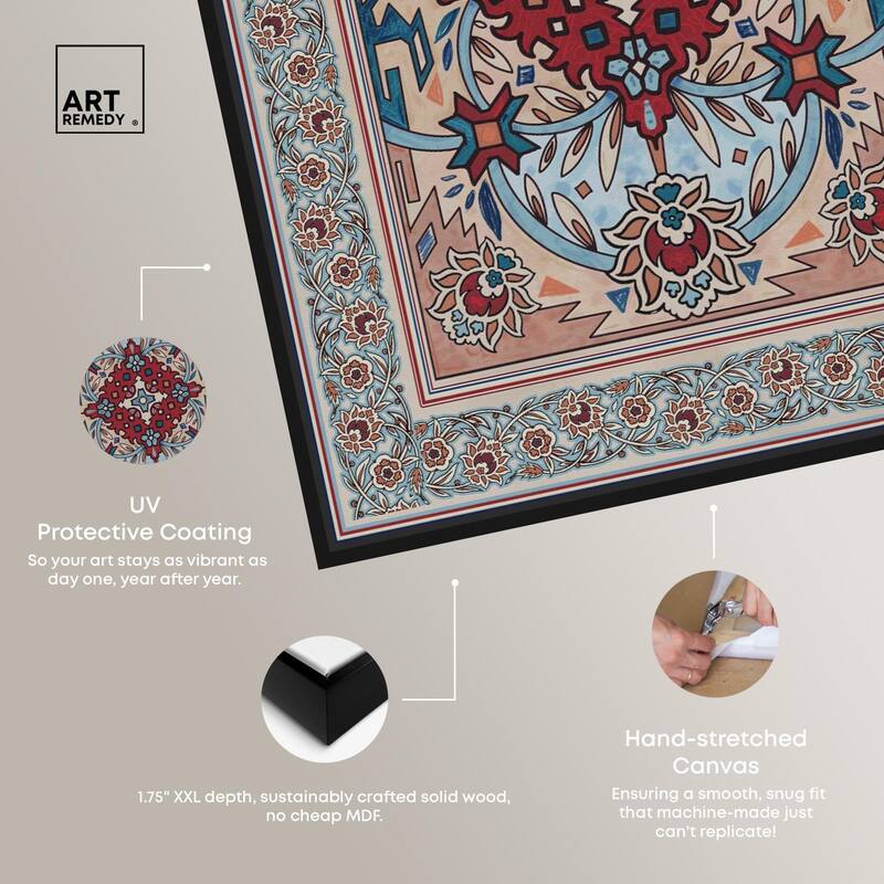 Ornamental bloom Canvas by Art Remedy