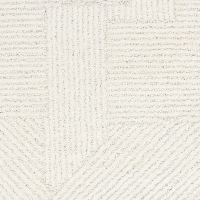 Michael Amini Abstract Linear Shimmer Area Rug