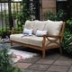 preview thumbnail 14 of 38, Lowell 5-piece Teak Wood Patio Conversation Set by Havenside Home