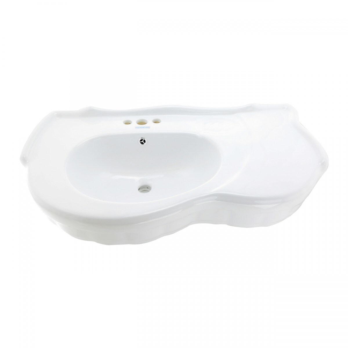 Bathroom Sinks Renovators Supply Console Sink White Porcelain Vitreous China Southern Belle With Black Nickel Support Bistro Legs Kitchen Bath Fixtures Bathroom Sinks Console Sinks