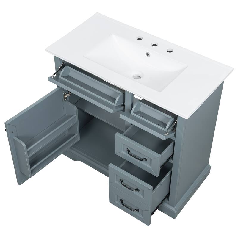 Christopher Knight Home 36" Bathroom Vanity for Elegant Storage and Style