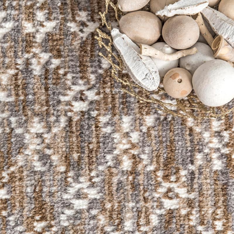 Nuloom Contemporary Modern Mayen Geo Trellis Area Rug
