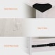 preview thumbnail 8 of 18, WAMPAT Dresser for bedroom, Accent Chests of 3 Drawers,Storage Cabinet
