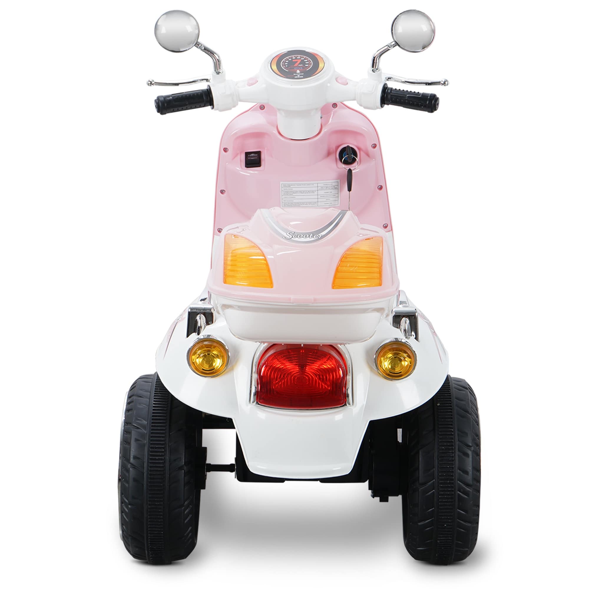 light pink scooter
