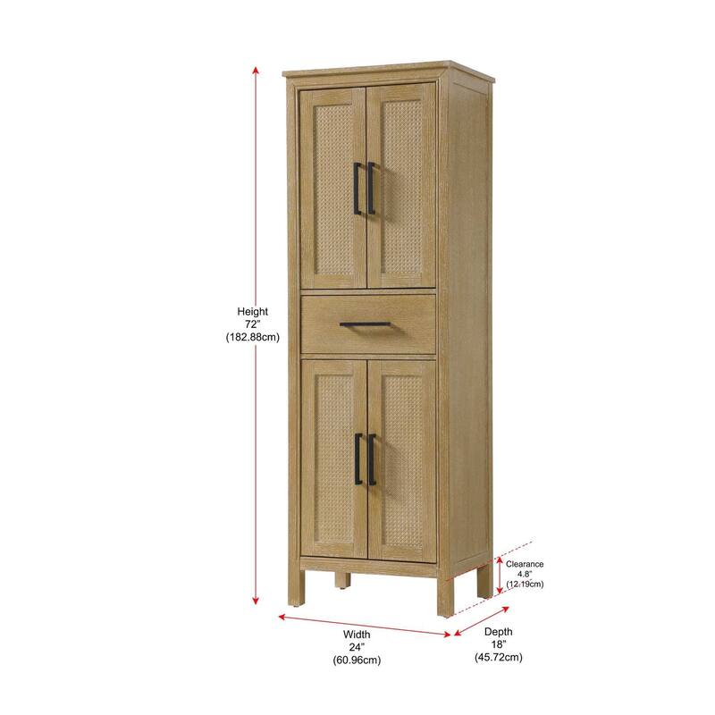 Winslow 16-28 Inch Bath Storage Cabinet