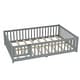 preview thumbnail 70 of 159, Wood Floor Bed with Safety Guardrails and Door