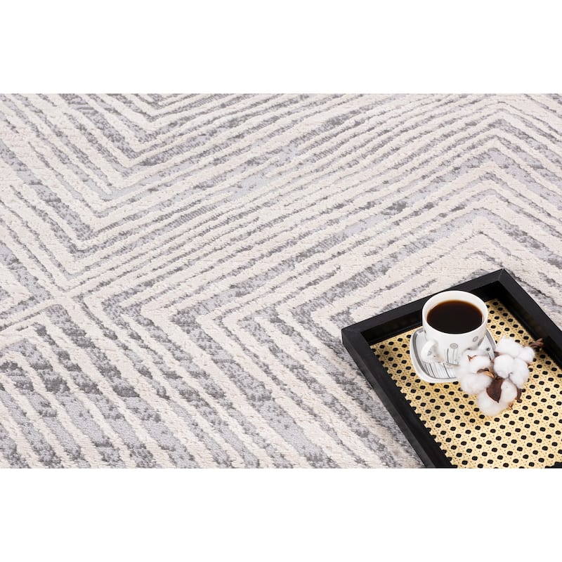 Cairo Collection Transitional Abstract Area Rug
